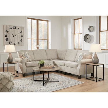 Alessio 4-Piece Ready-To-Assemble Sectional