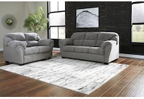 allmaxx gray st feo stationary fabric sofa   