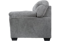 allmaxx gray st feo stationary fabric sofa   