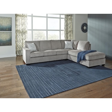 Altari 2-Piece Alloy Sectional with Chaise