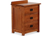 american mission bedroom brown br master nightstand   