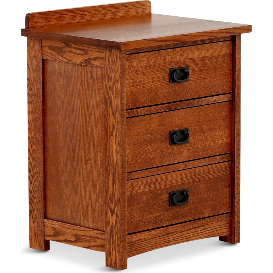 american mission bedroom brown br master nightstand   