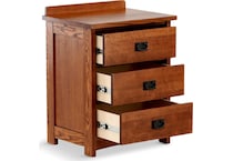 american mission bedroom brown br master nightstand   