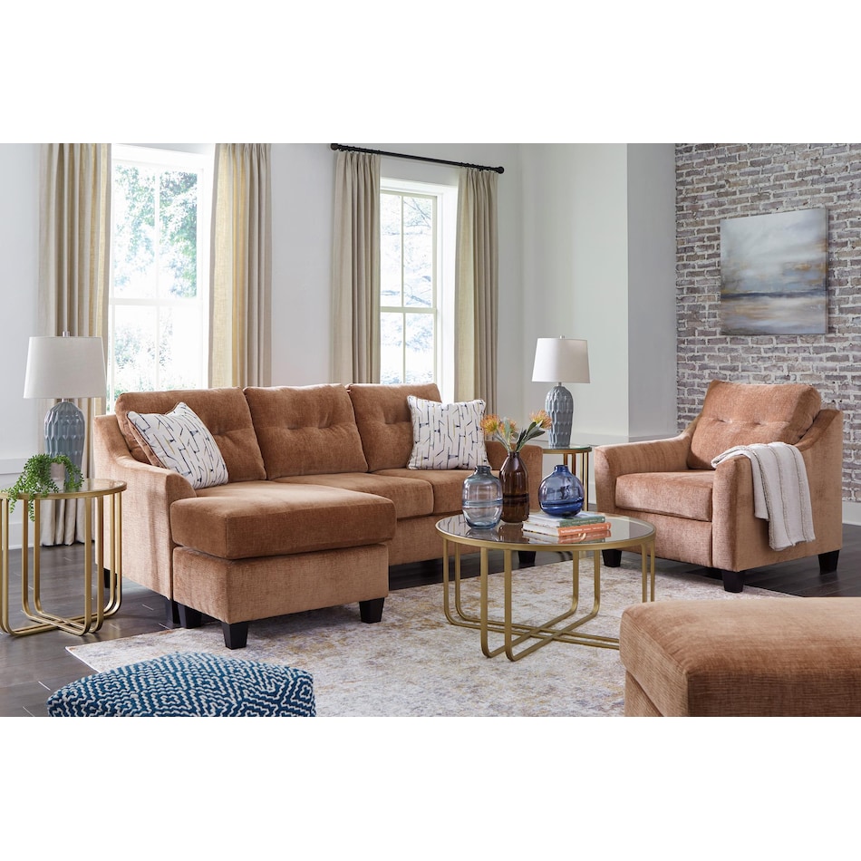 amity bay clay living room  room image  