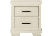 andover youth white nightstand   