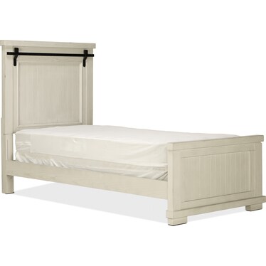 Andover Twin Panel Barndoor Bed