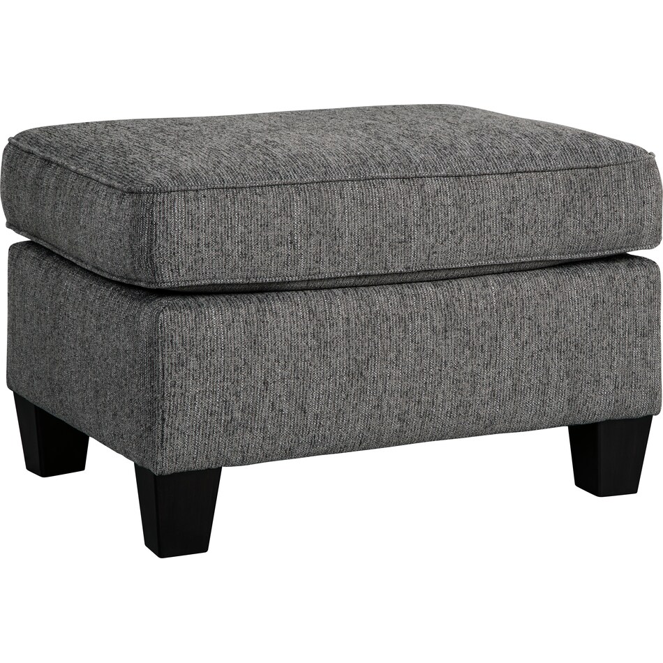 angleno gray st feo stationary fabric ottoman   