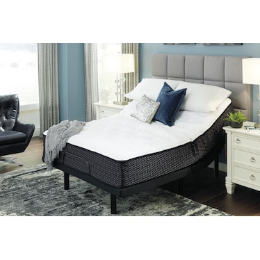 Anniversary Edition Plush Queen Hybrid Mattress with Adjustable Base