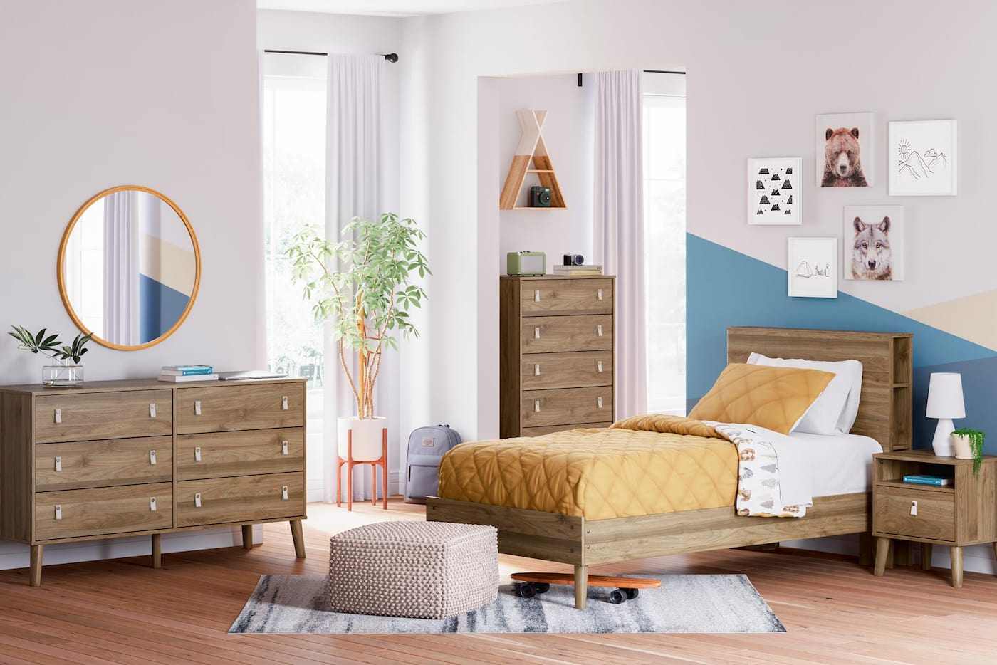 aprilyn youth brown bedroom collection bpc  