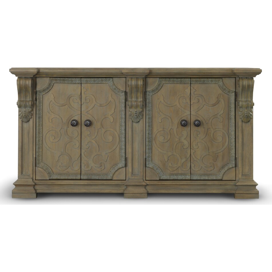 arch salvage dining brown buffet   