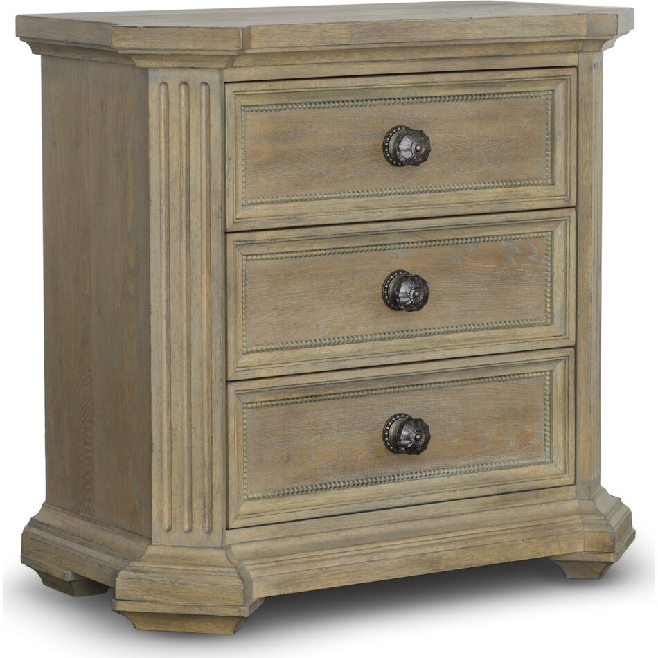 arch salvage brown nightstand   