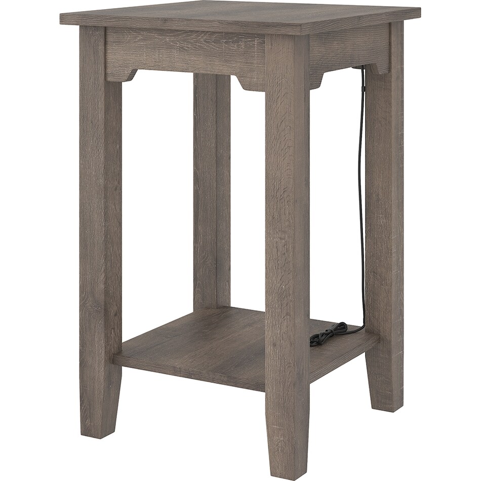 arlenbry gray chairside table t   