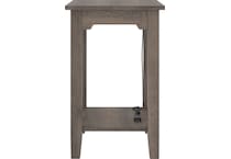 arlenbry gray chairside table t   