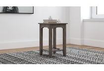 arlenbry gray chairside table t   