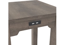 arlenbry gray chairside table t   