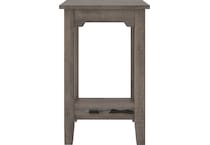 arlenbry gray chairside table t   