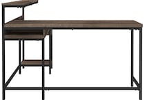 arlenbry gray l shaped desk h   
