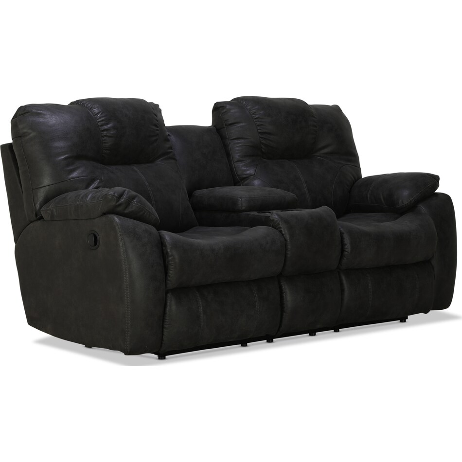 arlo gray reclining sofa   