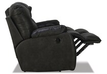 arlo gray reclining sofa   