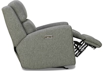 arturo gray mt fabric recliner p   