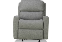 arturo gray mt fabric recliner p   