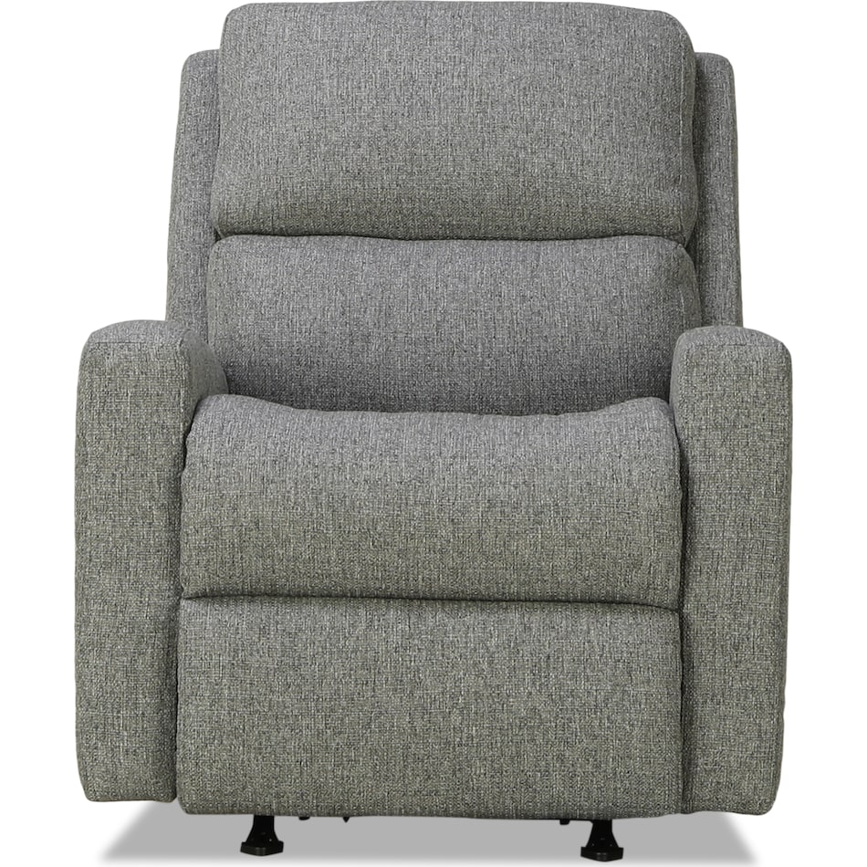 arturo gray mt fabric recliner p   