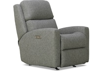 arturo gray mt fabric recliner p   