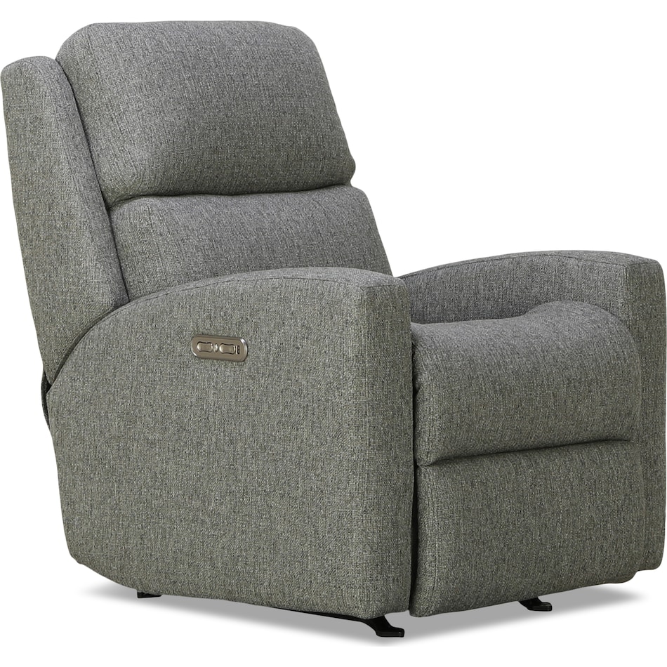 arturo gray mt fabric recliner p   