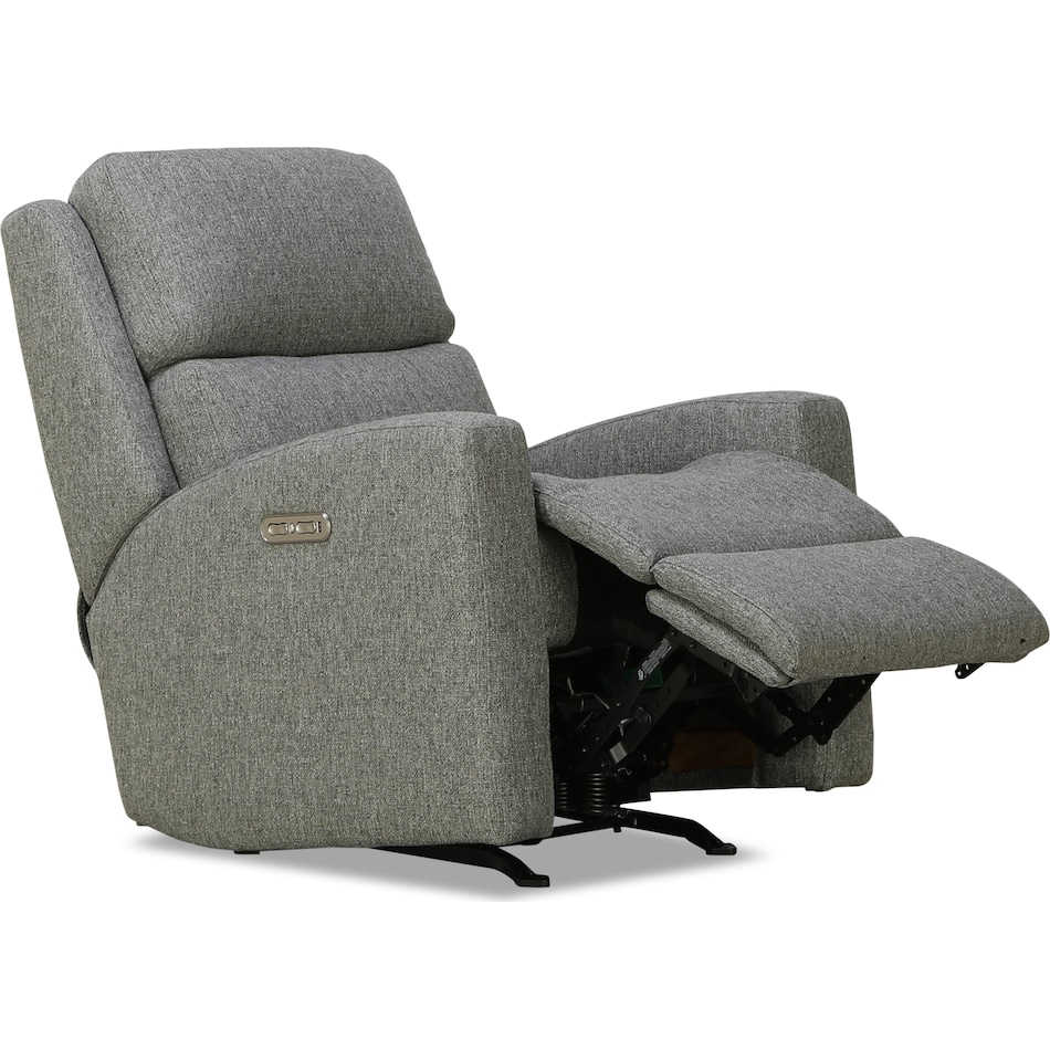 arturo gray mt fabric recliner p   