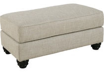 asanti fog st stationary fabric ottoman   