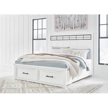 Ashbryn Queen Panel Storage Bed