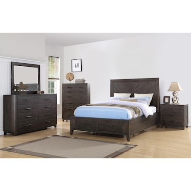 Ashford Queen Storage Bed