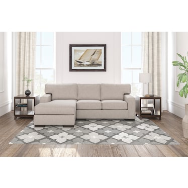 Ashlor Nuvella® 2-Piece Sectional with Chaise - Left Facing