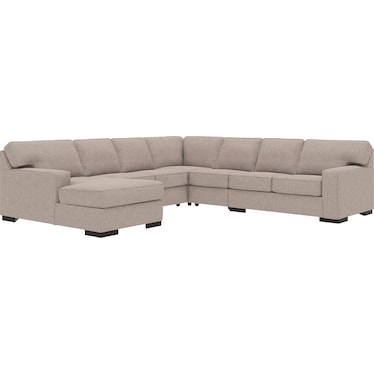 Ashlor Nuvella® 5-Piece Sectional with Chaise - Left Facing