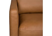 aurelia living room orange st stationary leather chair   