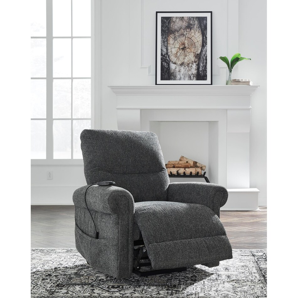 aureta charcoal living room gray   