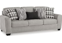 avenal park living room gray st stationary fabric sofa   