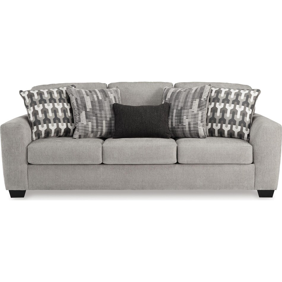 avenal park living room gray st stationary fabric sofa   