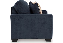 aviemore ink living room blue st loveseat   