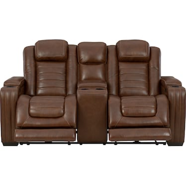 Backtrack Power Reclining Loveseat with Console