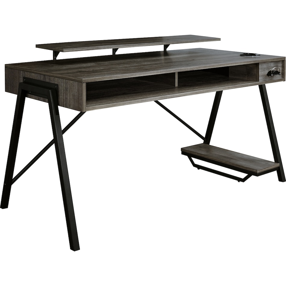 barolli gunmetal of desk h   