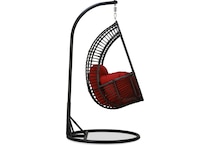 basket chair red outdoor chair p  