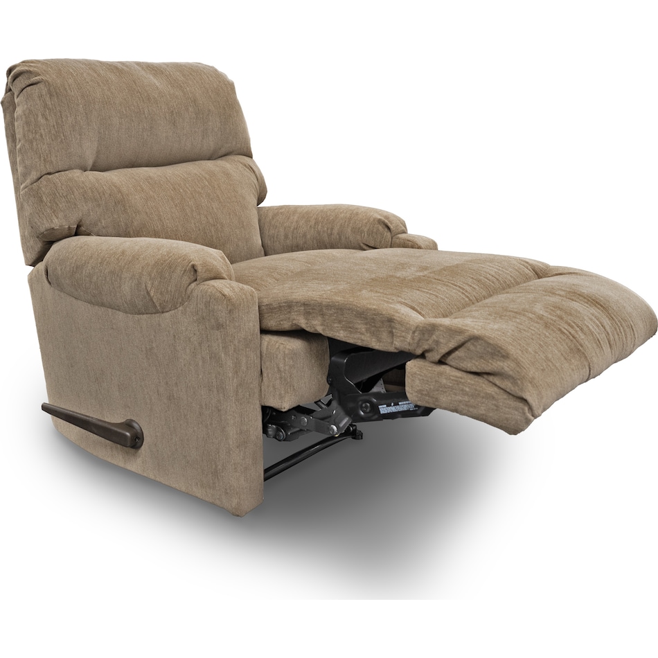 baxter light brown mt fabric recliner manual   