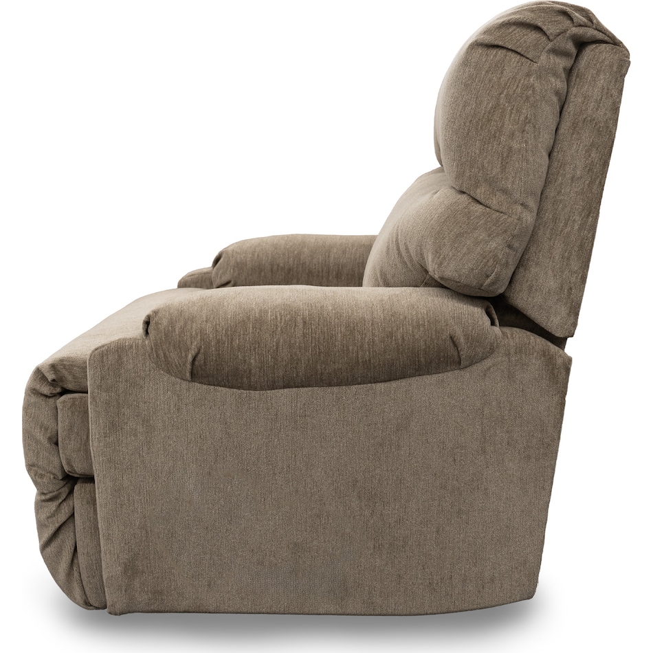 baxter light brown mt fabric recliner manual   