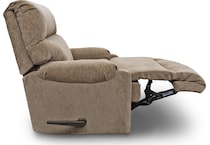 baxter light brown mt fabric recliner manual   