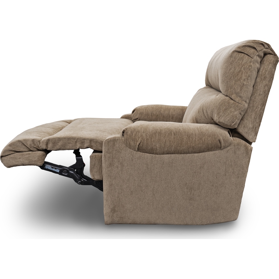 baxter light brown mt fabric recliner manual   