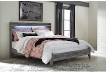 baystorm bedroom gray full panel bed apk b fpb  