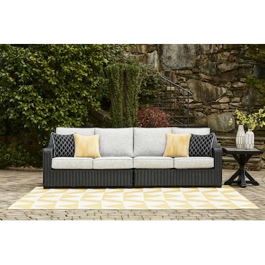 Beachcroft 2-Piece Outdoor Loveseat with Cushion