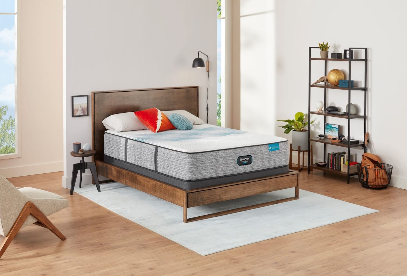beautyrest hybrid 1000 infinicool medium split king mattress