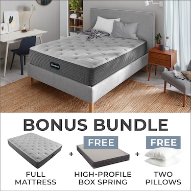Beautyrest Luxury Resort Full Firm Mattress Bundle with High Profile Boxspring